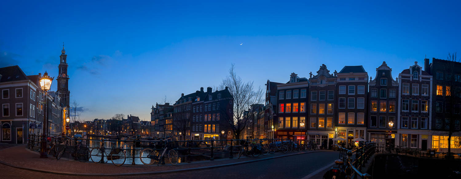 Prinsengracht met Westertoren, Amsterdam
